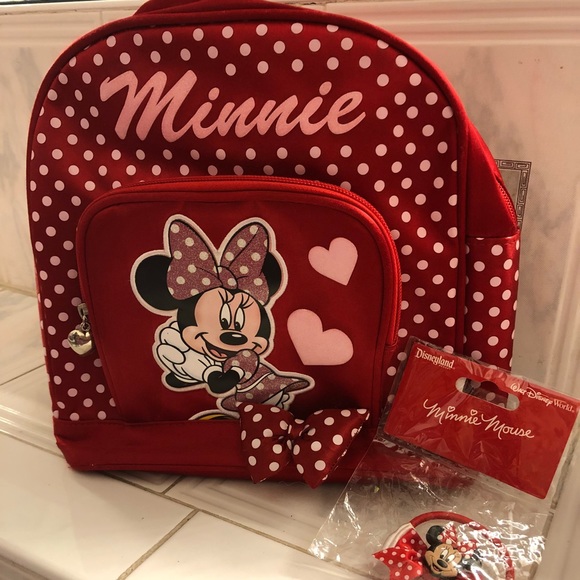 minnie mouse little life backpack